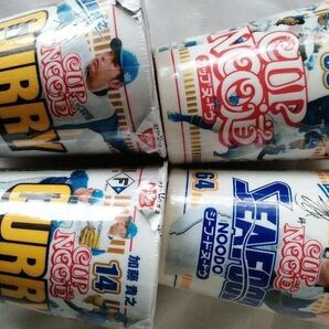 北海道限定 日清 カップヌードル カップヌードウ 加藤貴之 万波中正 田宮裕涼 サイン(直筆ではなく 印字プリント)付