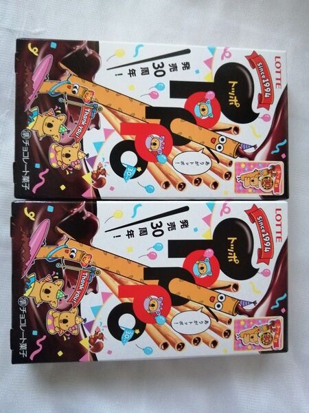 【30周年記念のコアラのマーチとのコラボパッケージ】LOTTE トッポ 2個