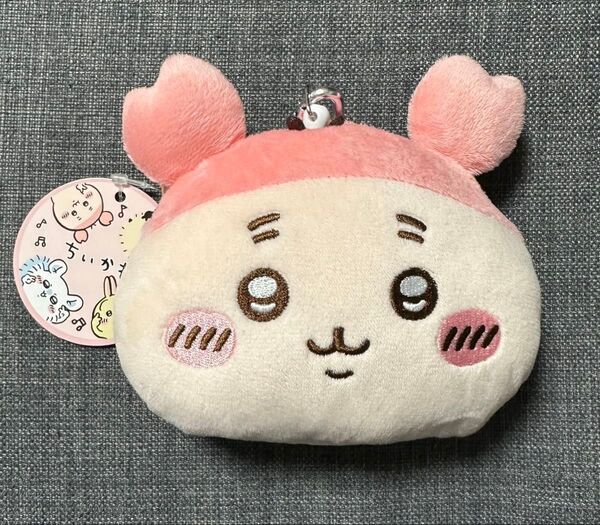 ちいかわ ぬいぐるみパスケースポーチ② ホテルのキーホルダー 古本屋 カニちゃん かにちゃん プライズ パスケース