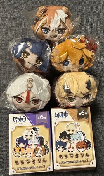 原神 もちころりん ぬいぐるみマスコット vol.2 vol.3タルタリヤ 凝光 香菱 トーマ ゴロー もちころ