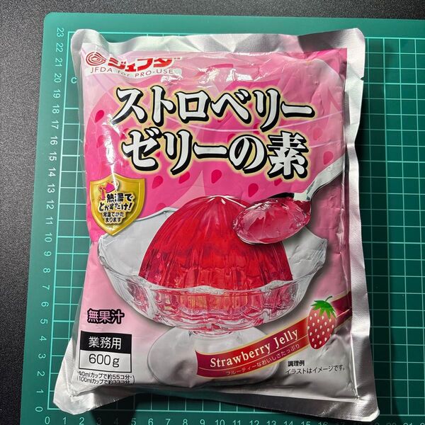 ジェフダ ストロベリーゼリーの素 600g 業務用
