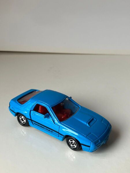 ★ トミカ 日本製 RX-7 FC3S 水色 ギフトセット単品 中古 現状 ★ カーキャリーセット単品 ★