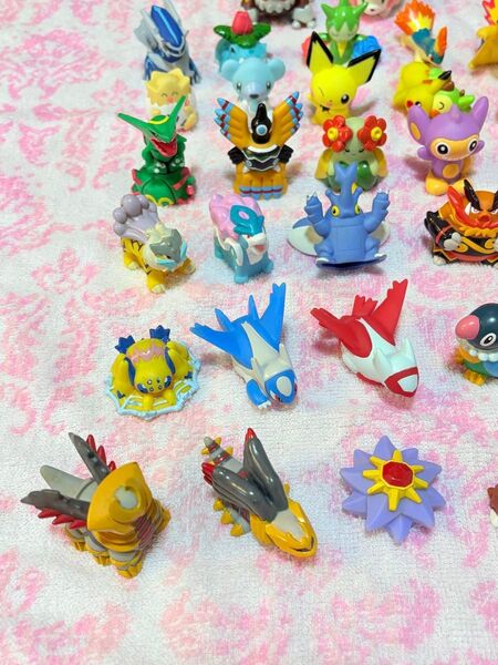 ポケモンキッズ 30体 + 大きいシェイミ ヒードランなど ポケモン 指人形 フィギュア