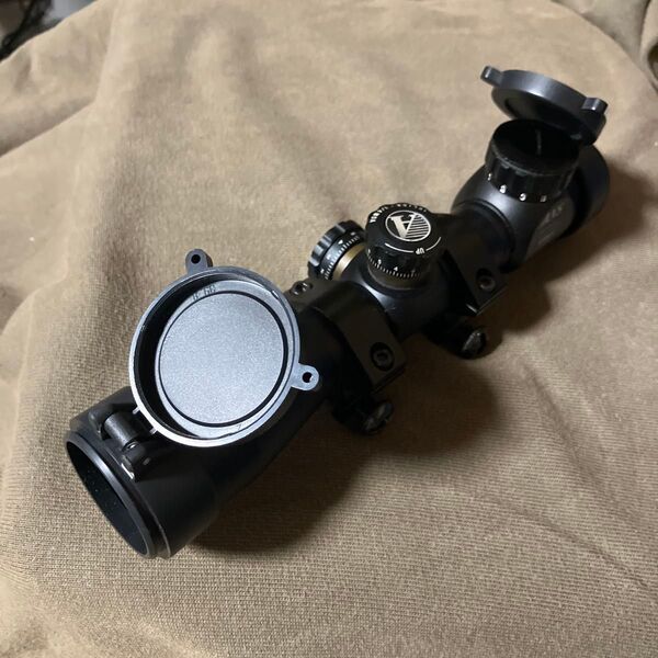 ANS ショートズームスコープ ライフルスコープ4x32 4倍固定 キルフラッシュ付き