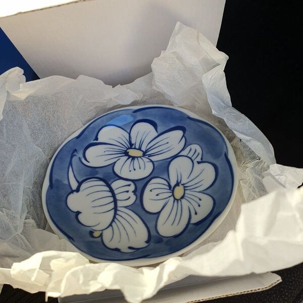 小皿 花写し 5枚セット たち吉