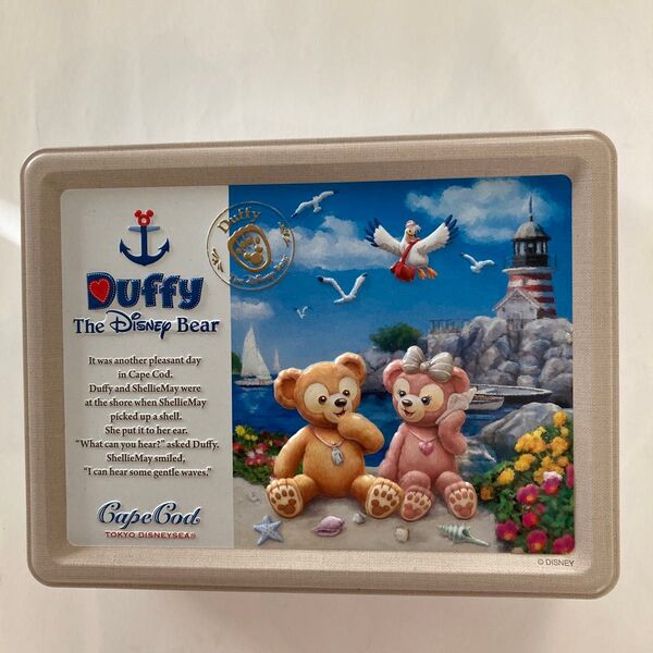 ディズニー ダッフィー シェリーメイ 空き缶 ケープコッド ディズニーシー