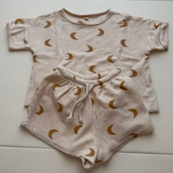 organic zoo オーガニックズー 22ss honey midnight パイル地 セットアップ 2-3y