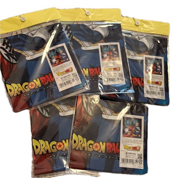 新品 ドラゴンボール超 ハンカチ 5枚セット まとめ売り、幼稚園 保育園