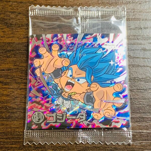 ドラゴンボール 超戦士 シール ウエハース ゴジータ ブルー