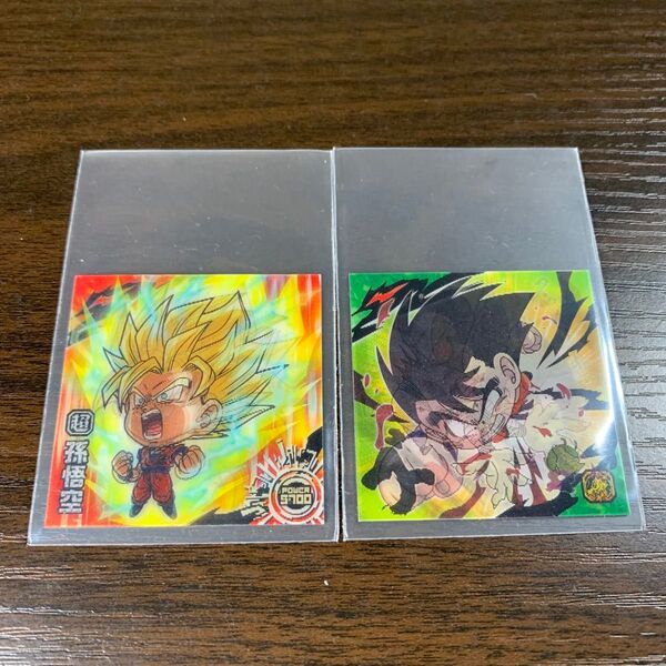 ドラゴンボール 超戦士 シール ウエハース 悟空 cr