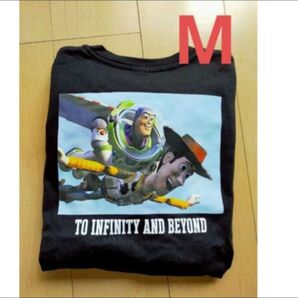Mサイズ ブラック 黒 しまむら トイストーリー Tシャツ ディズニー