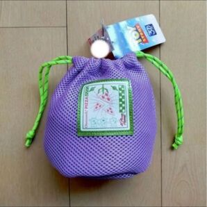 パープル 紫 しまむら トイストーリー メッシュ巾着 ディズニー
