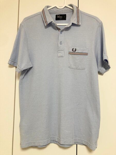 FRED PERRY フレッドペリー 半袖ポロシャツ M 水色