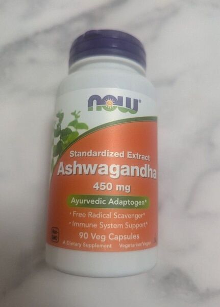 【新品未開封】ナウフーズ アシュワガンダ 標準化エキス 450mg90粒 1個 サプリメント NOW FOODS