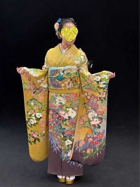 振袖フルセット 手書き友禅 汕頭刺繍 蘇州刺繍