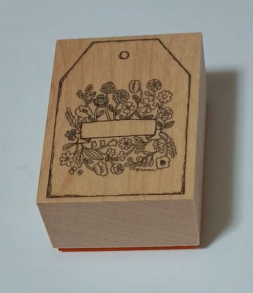 スタンプ はんこ 花柄 タグ horime tougei