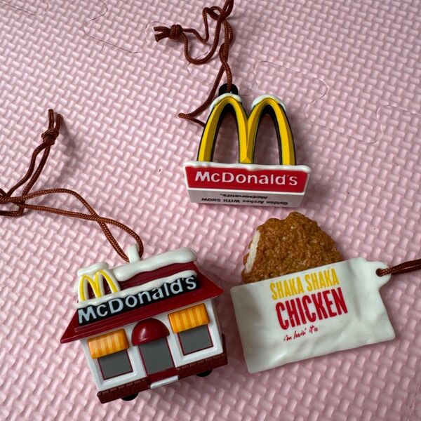 マクドナルド iCon’BOX同梱品 ストラップ3点セット