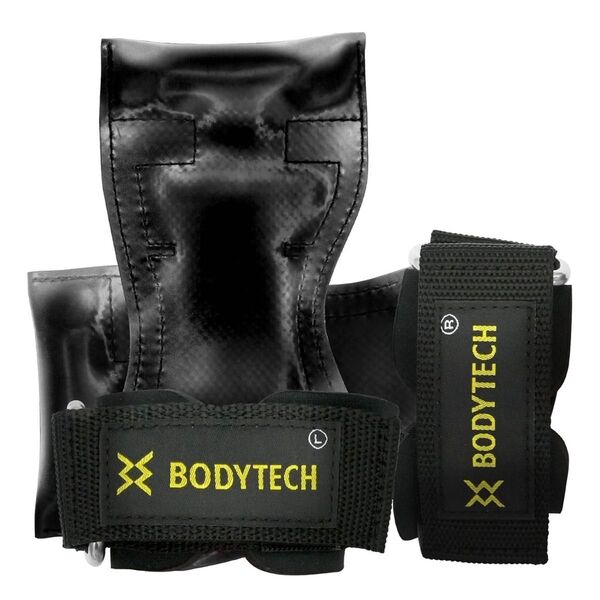 Bodytech ボディテック パワーグリップ 筋トレ ラバーグリップ 手首サポーター 握力補助 トレーニング グローブ 左右
