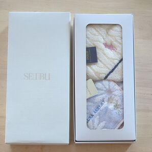 ギフト POLO RALPH LAUREN LAURA ASHLEY タオルハンカチ2枚セット