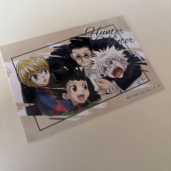 HUNTER × HUNTER キルア ゴン クラピカ レオリオ 集合写真 名場面 プロマイド カード