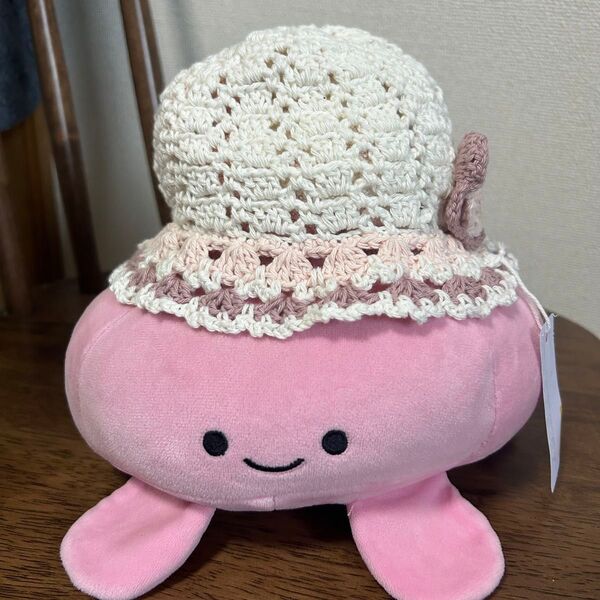 ひらひらお花帽子 ハンドメイド
