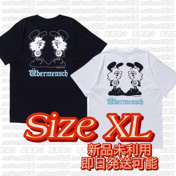 VERDY x G-DRAGON Ubermensch T-Shirt 黒 白