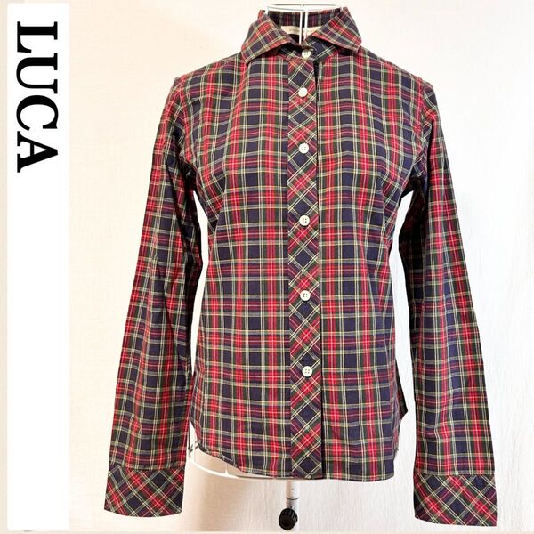 ルカ LUCA シャツ チェック柄 長袖シャツ トップス レディース カジュアル 長袖 チェック ブラウス