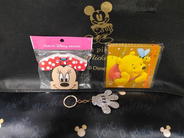 ディズニー ミッキー キーリング クッション枕 バッグ ミニー メモ帳 プーさん ミニアルバム