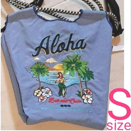 正規品Ball&Chain(ボール&チェーン)フラハワイAloha ミニショルダートート S ブルー 専用ストラップつき 未使用