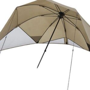 新品 アイリスオーヤマ HUGEL シェード 日よけ ワンタッチ カーキ