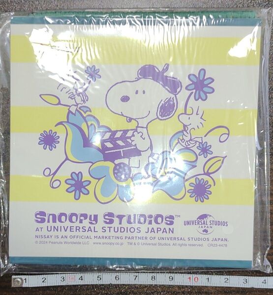 スヌーピースタジオ SnoopyStudios USJ ハンドタオル ミニタオル ユニバーサルスタジオジャパン ピーナッツ