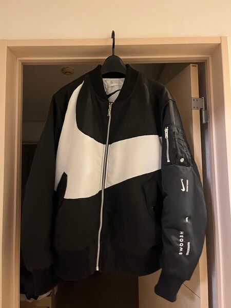 美品 NIKE NSW SYNFL SWOOSH BOMBER ビッグスウォッシュ リバーシブル ボンバージャケット ブルゾン
