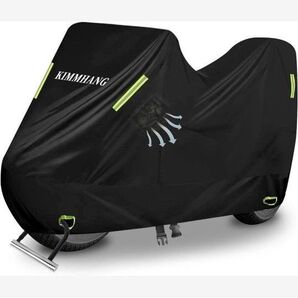 バイクカバー 420D超厚手 BOX対応 両側通気口付き 車体カバー 破れにくい 230*95*125 XXL 収納バッグ付き