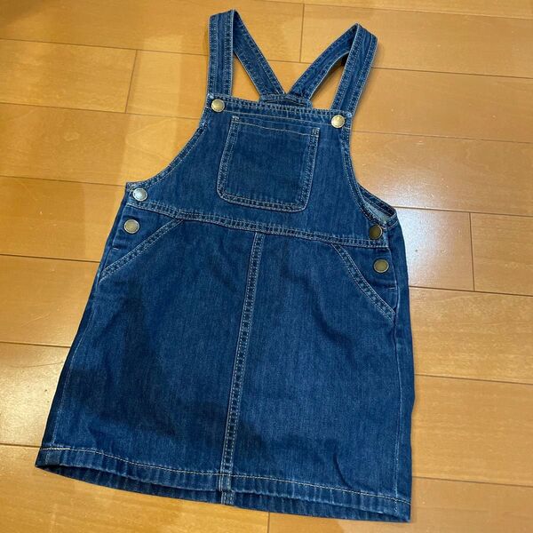 120 ワンピース ネクスト デニム オーバーオール 女の子 子供服 キッズ GAP