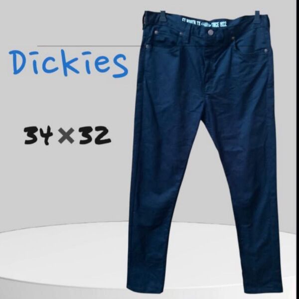 Dickies ディッキーズ スリムスキニー フィットパンツ メンズ ジーンズ 34x32 黒