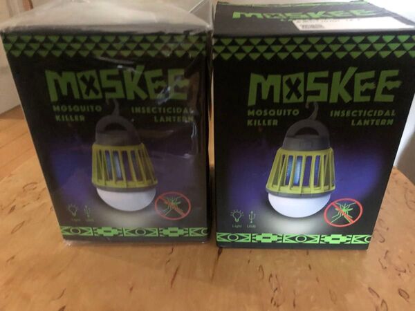 【新品未使用】モスキーランタン2個セット(ブラック+グリーン)MOSKEE LANTERN