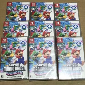 Nintendo Switch スーパーマリオブラザーズ・ワンダー 9本セット 新品未開封 シュリンク付き