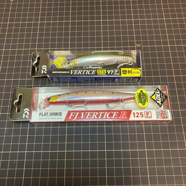 ダイワ ルアー 2個セット VERTICE R 125F STG 97F ショアラインシャイナー バーティス