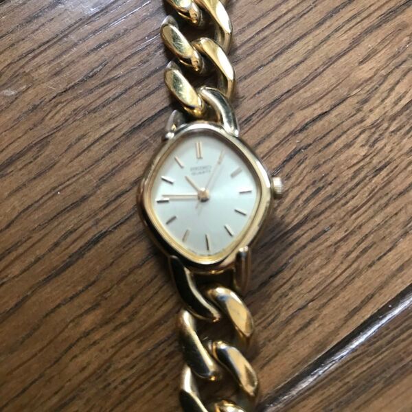 ORIENT QUARTZ 腕時計 ゴールド チェーンベルト