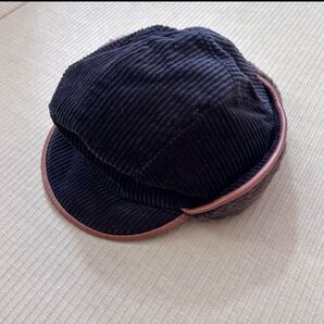 override フライトキャップ ボア コーデュロイ 帽子 キャップ