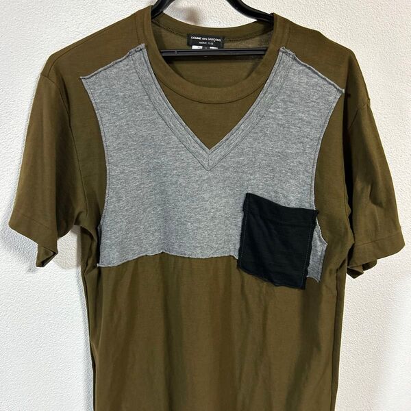 COMME des GARCONS HOMME PLUS Tシャツ S オリーブグリーン