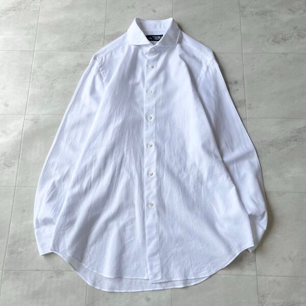 『鎌倉シャツ』225/長袖シャツ/LENO CLOTH/カッタウェイ/XL