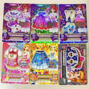 アイカツカード ローズガラスプリンセス その他 6点セット