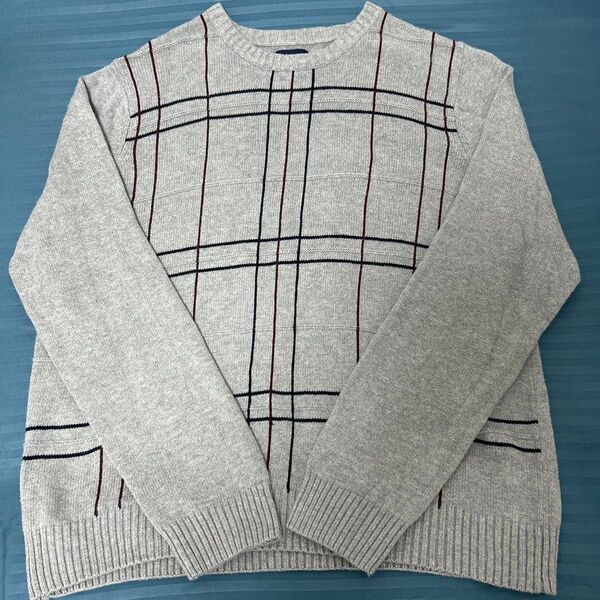 Croft&Barrowのセーター ニット ゆったりタイプ グレー