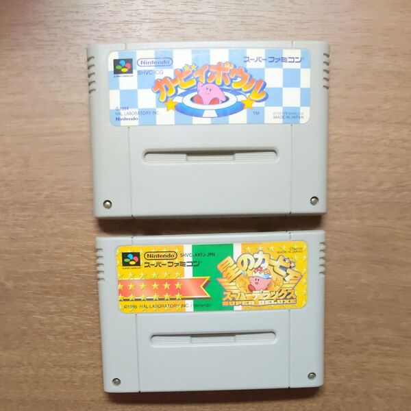 スーパーファミコン ソフト 星のカービィ スーパーデラックス、カービィ ボウル セット販売