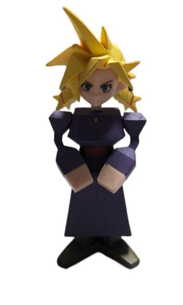 ff7リメイク 発売記念くじ G賞 ミニフィギュア シークレット 女装クラウド