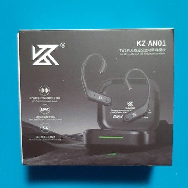 KZ AN01 Bluetooth QDCイヤーフック アダプタ ANC LDAC対応