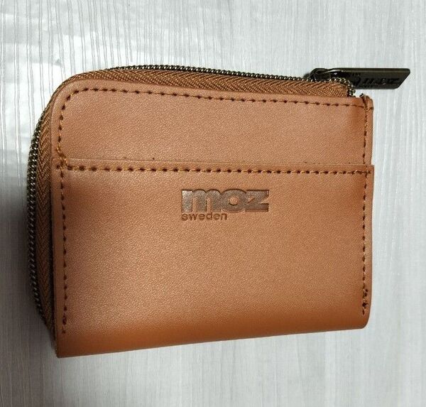 moz L字財布(財布のみ) 色:ブラウン ※雑誌付録「moz 整理上手な本革コンパクト財布」宝島社
