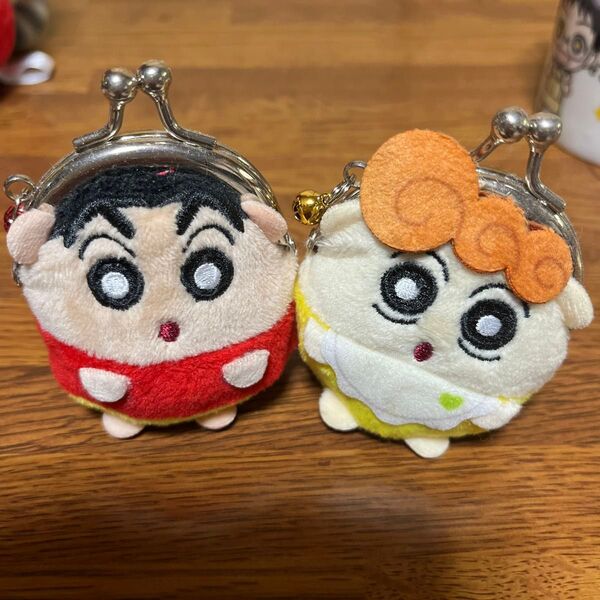 クレヨンしんちゃん がま口 財布 2個セット しんちゃん、ひまわり