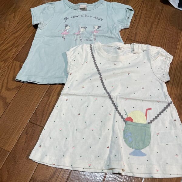 バースデイ petit main 90cm 半袖Tシャツ
